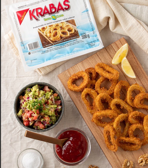 foto de Krabas con copos y guacamole 